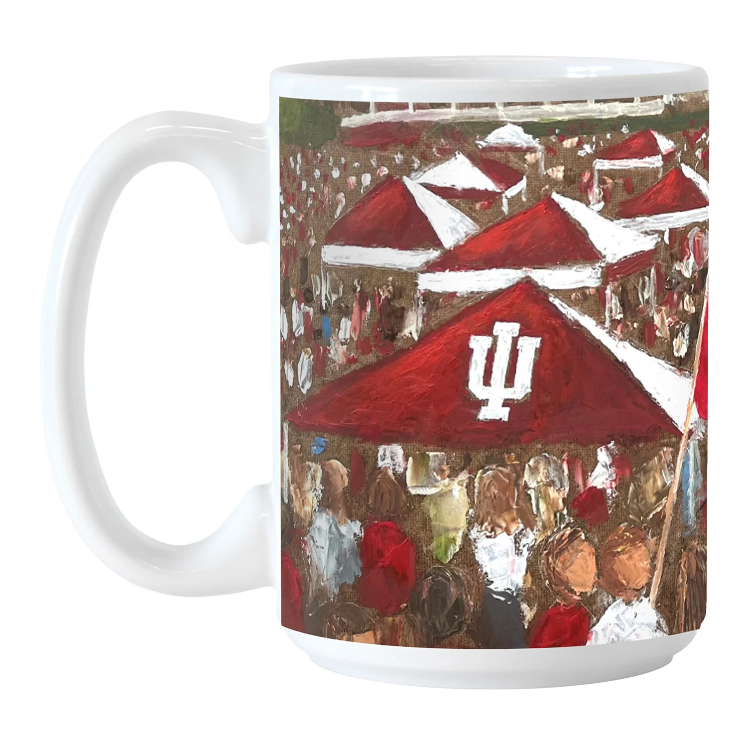 Indiana Hoosiers Full Wrap Sublimated Mug
