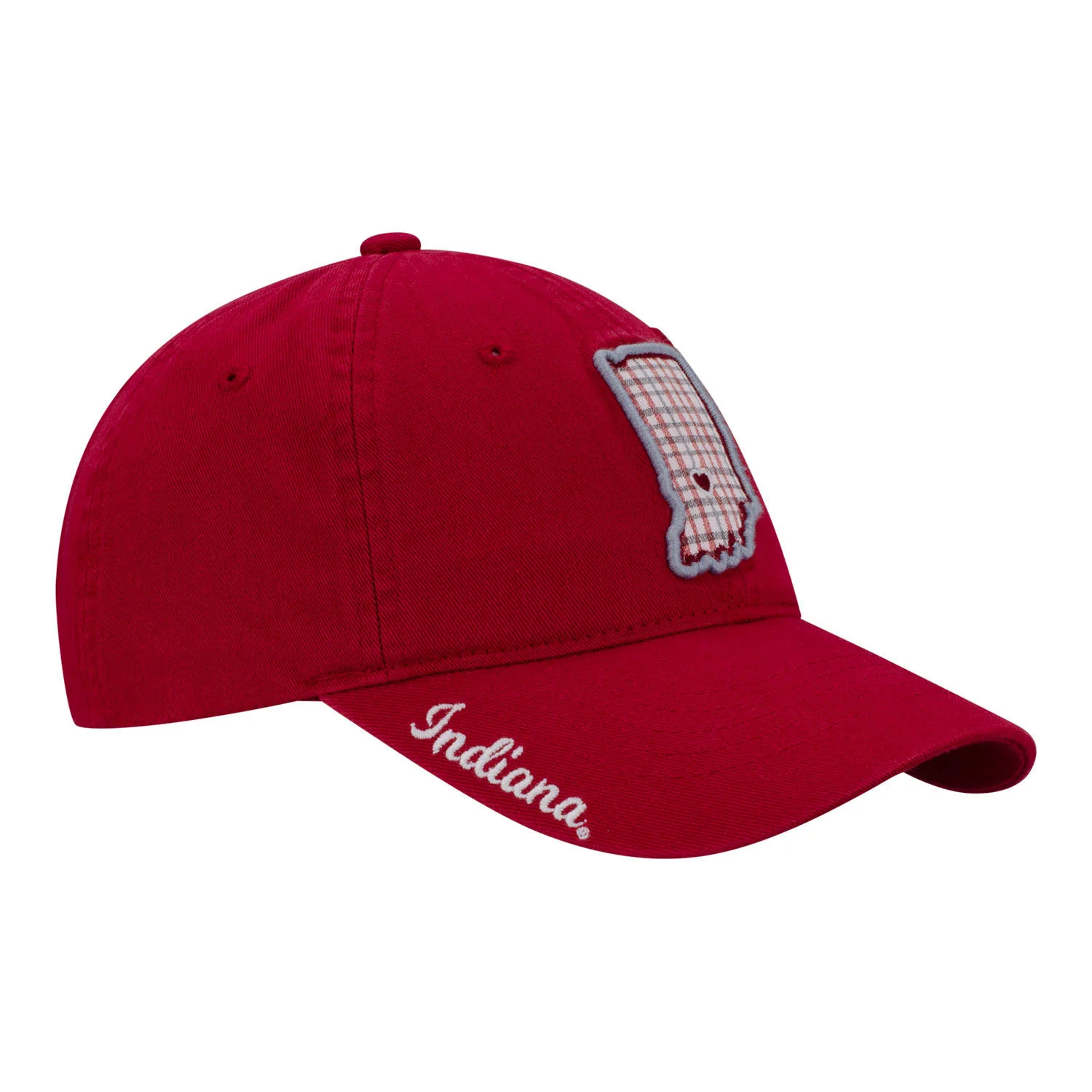 Ladies Indiana Hoosiers Home Again Crimson Adjustable Hat - Image 3
