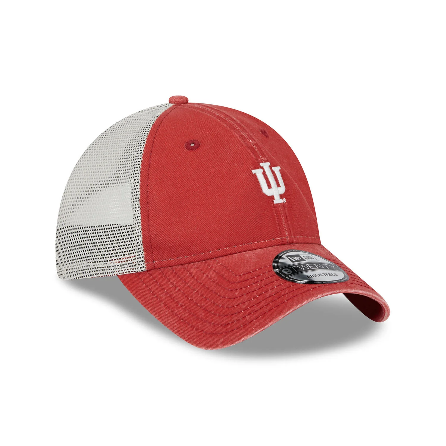 Ladies Indiana Hoosiers Micro Mesh Back Crimson Adjustable Hat - Image 2