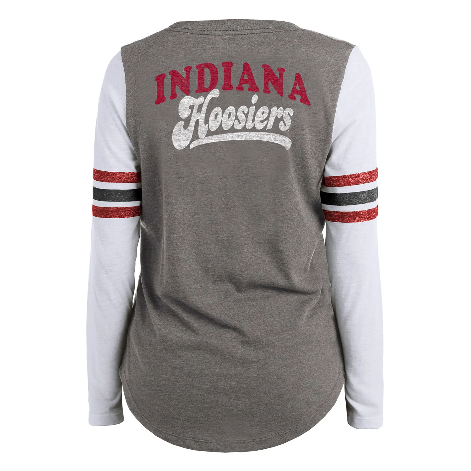 Ladies Indiana Hoosiers Script Tri-Blend T-Shirt - Image 2