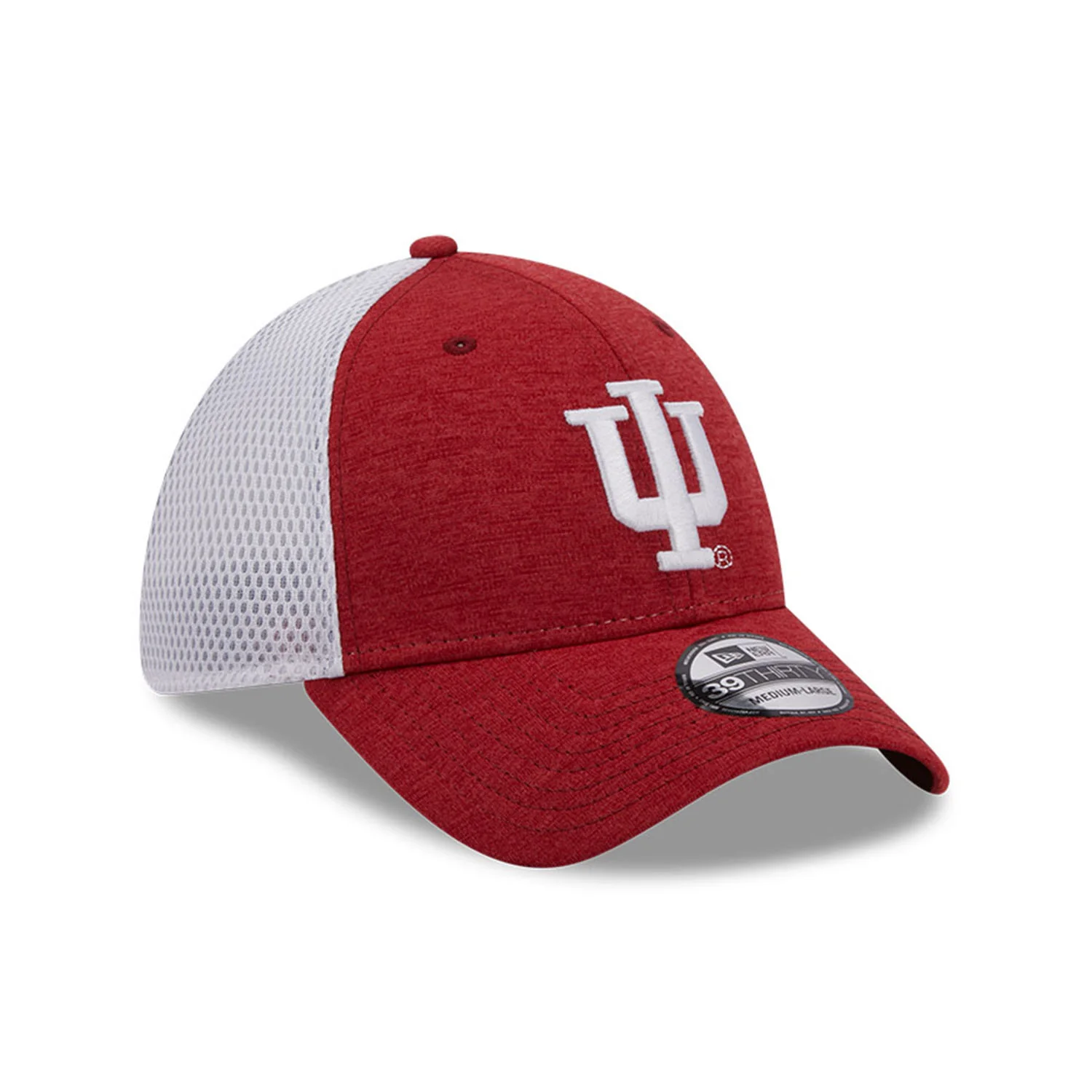 Indiana Hoosiers Primary Logo Shadow Neo Crimson Flex Hat - Image 2