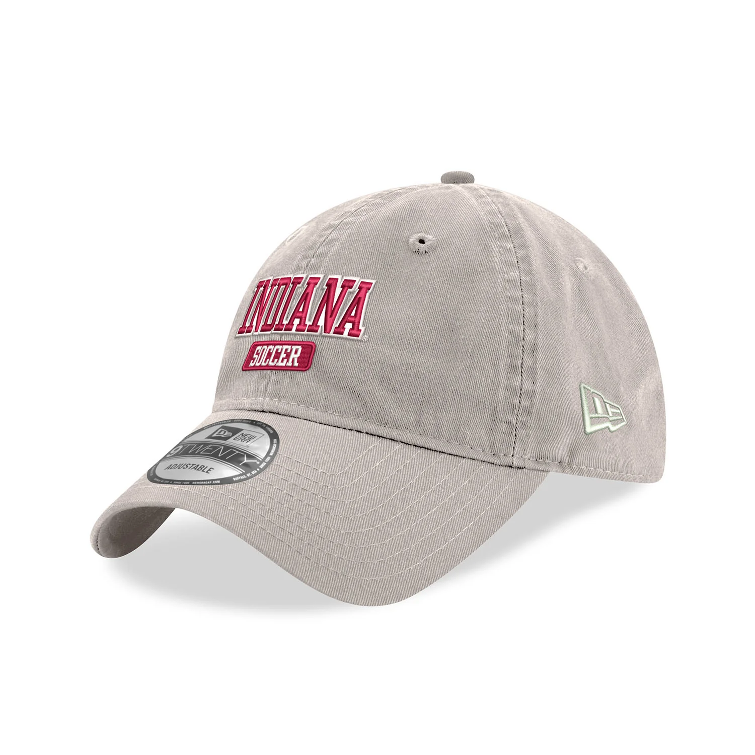Indiana Hoosiers Soccer Stone Adjustable Hat