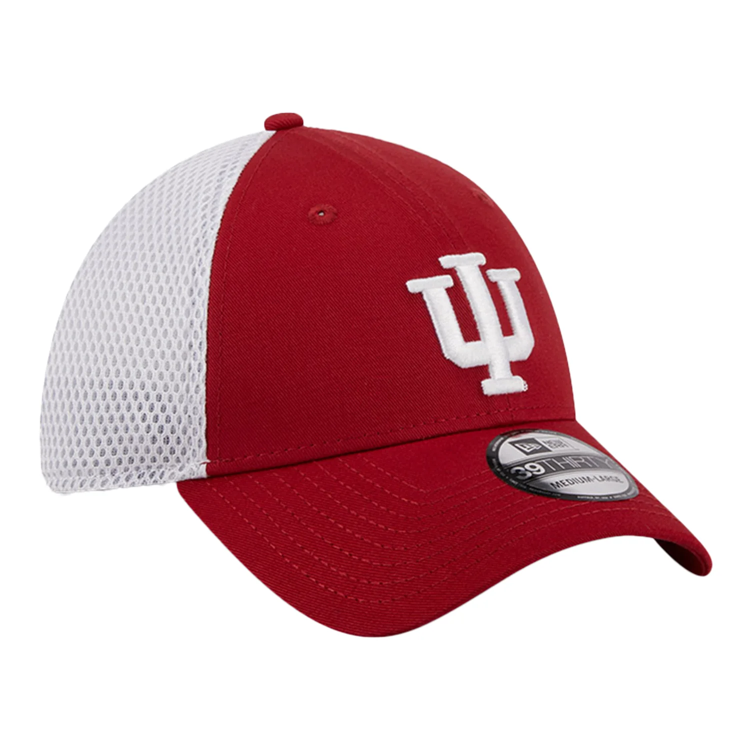 Indiana Hoosiers Two Tone Neo Logo Crimson Flex Hat - Image 6