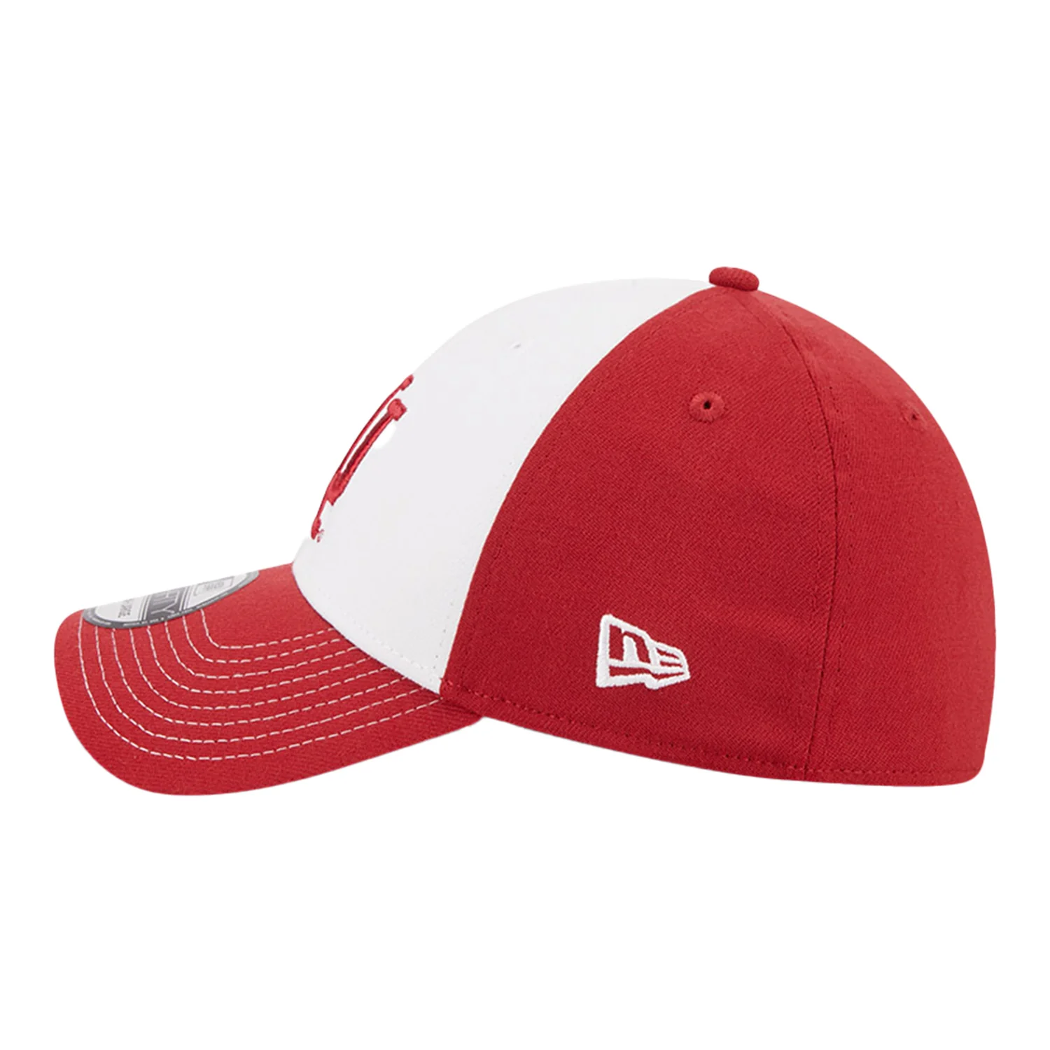 Indiana Hoosiers Two Tone Primary Logo White Flex Hat - Image 4