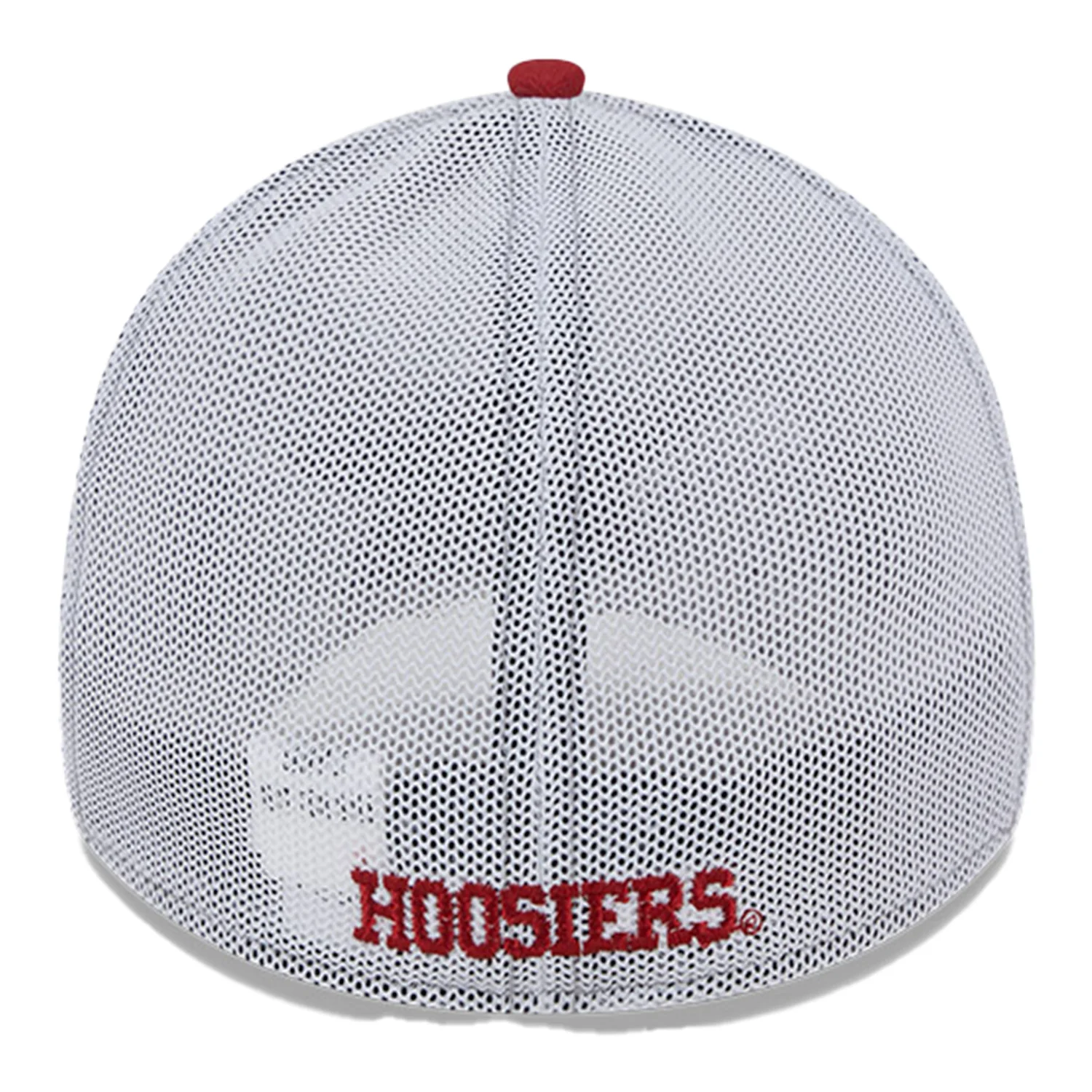 Indiana Hoosiers Round Logo Heather Grey Flex Hat - Image 5