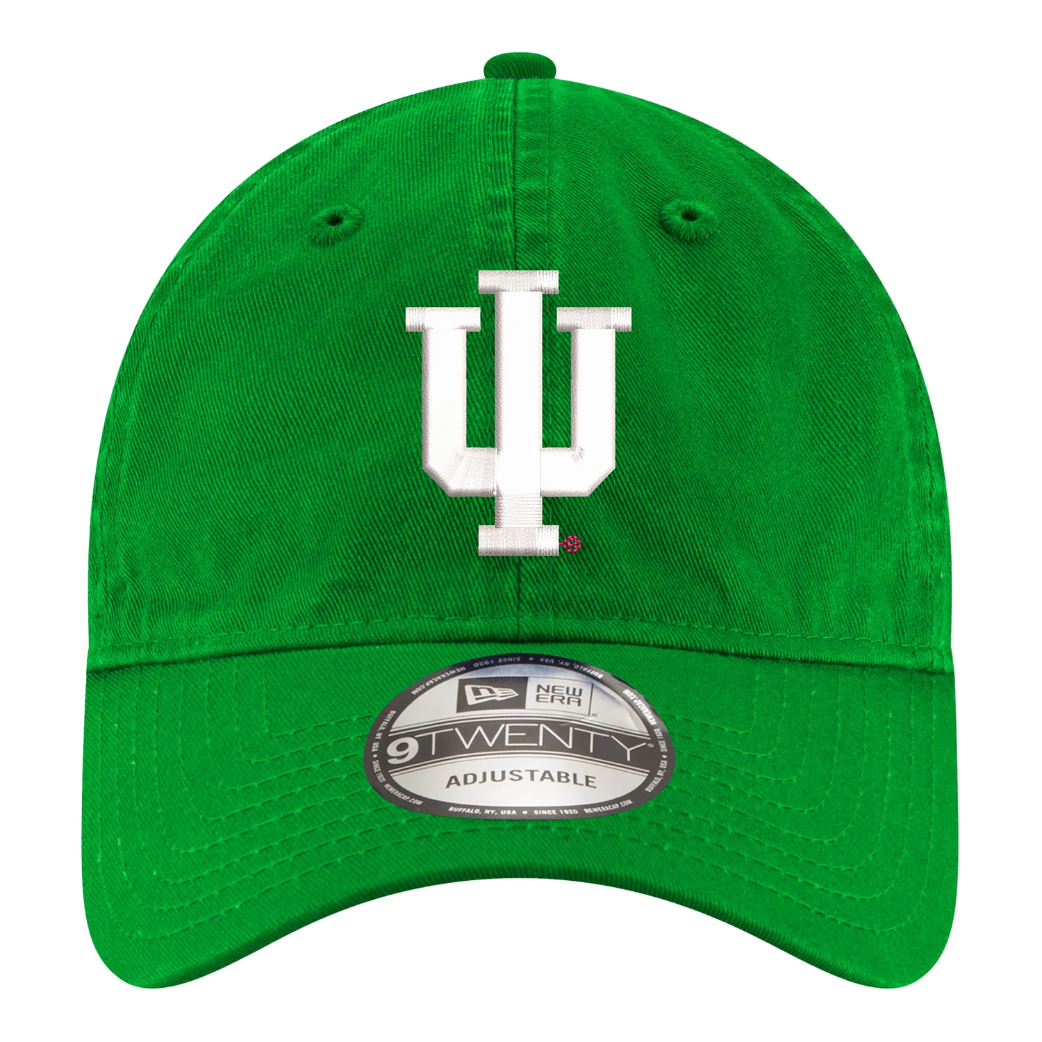Indiana Hoosiers St. Patrick's Day Green Adjustable Hat - Image 3