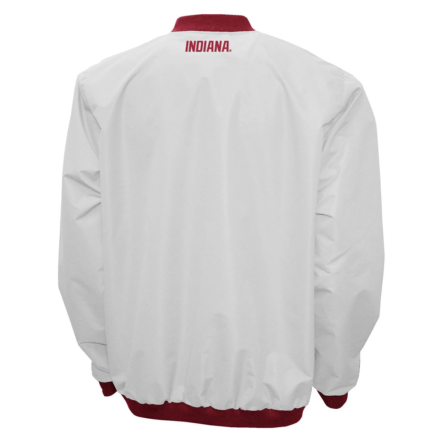 Indiana Hoosiers Windshell Pullover White Jacket - Image 2