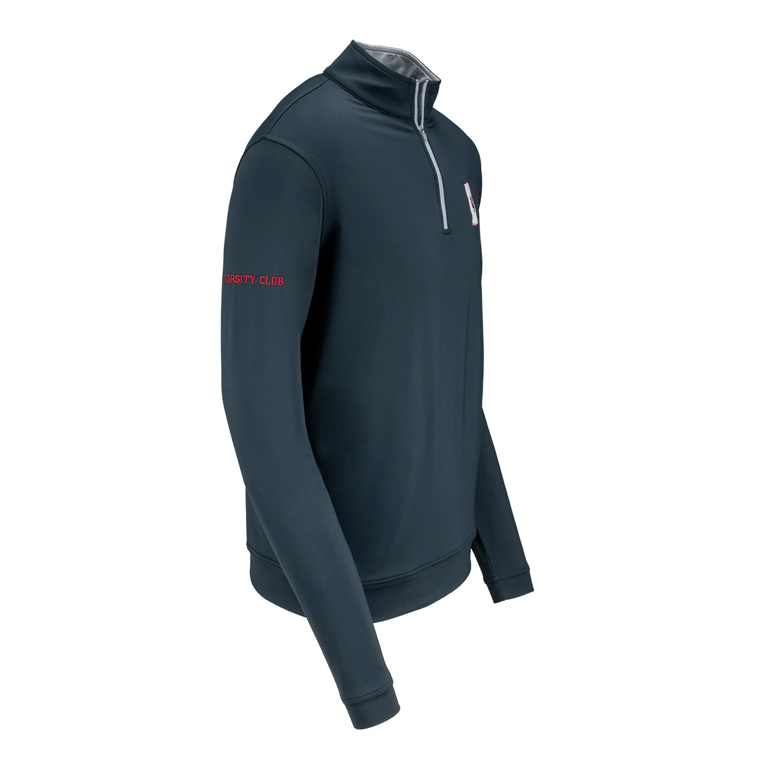 Indiana University Varsity Club Black State Outline Pullover - Image 2