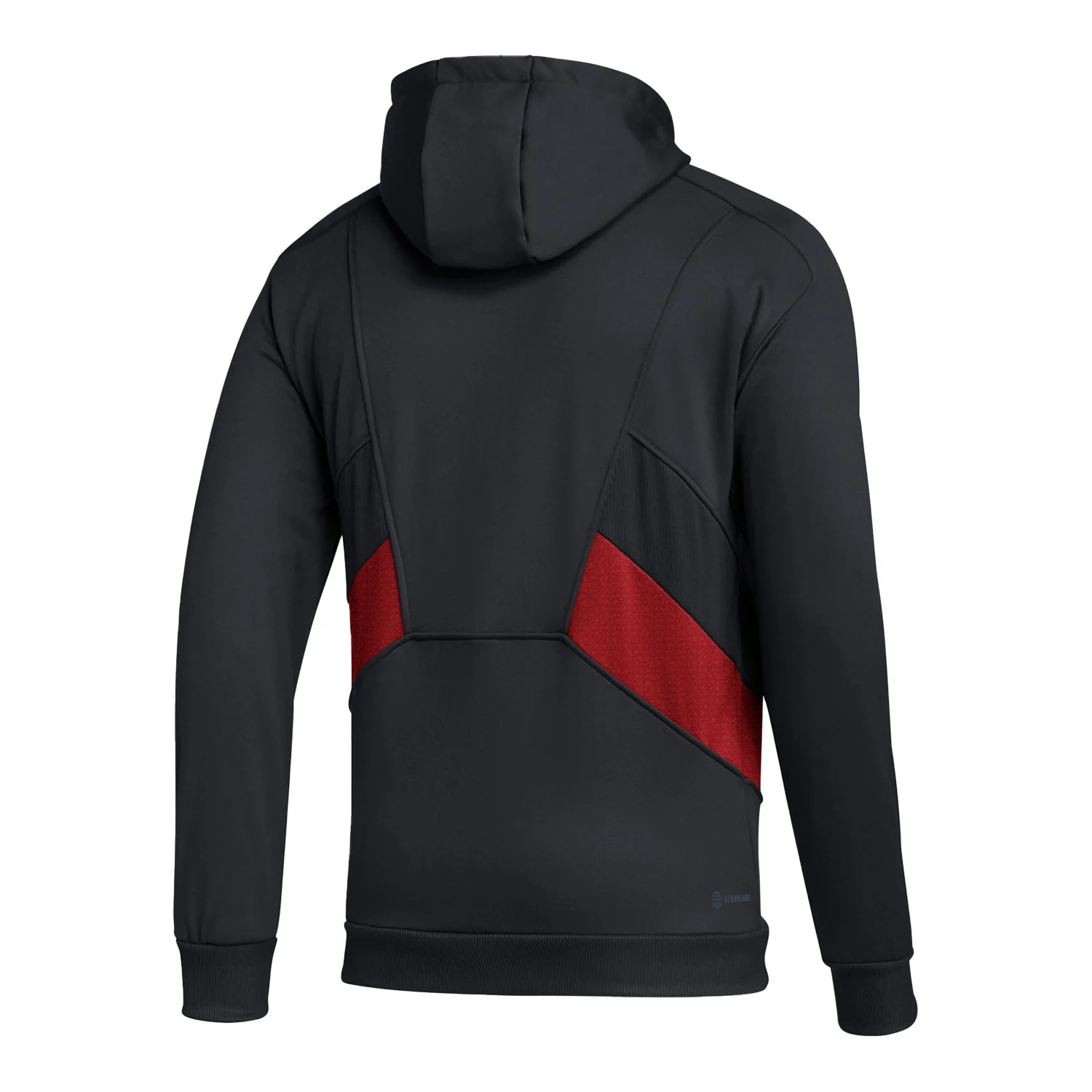 Indiana Hoosiers Adidas Sideline Full Zip Black Jacket - Image 2