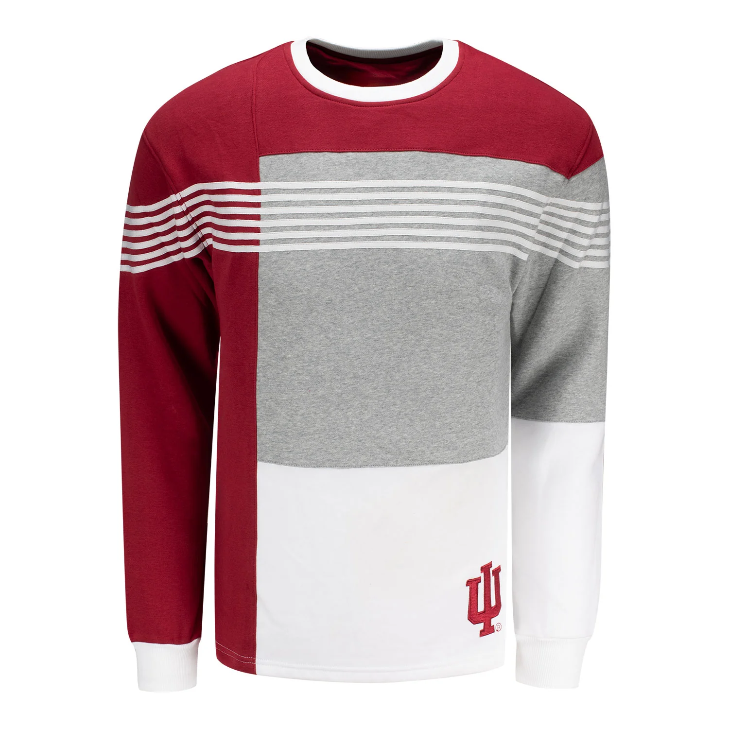 Indiana Hoosiers Stripes Crewneck