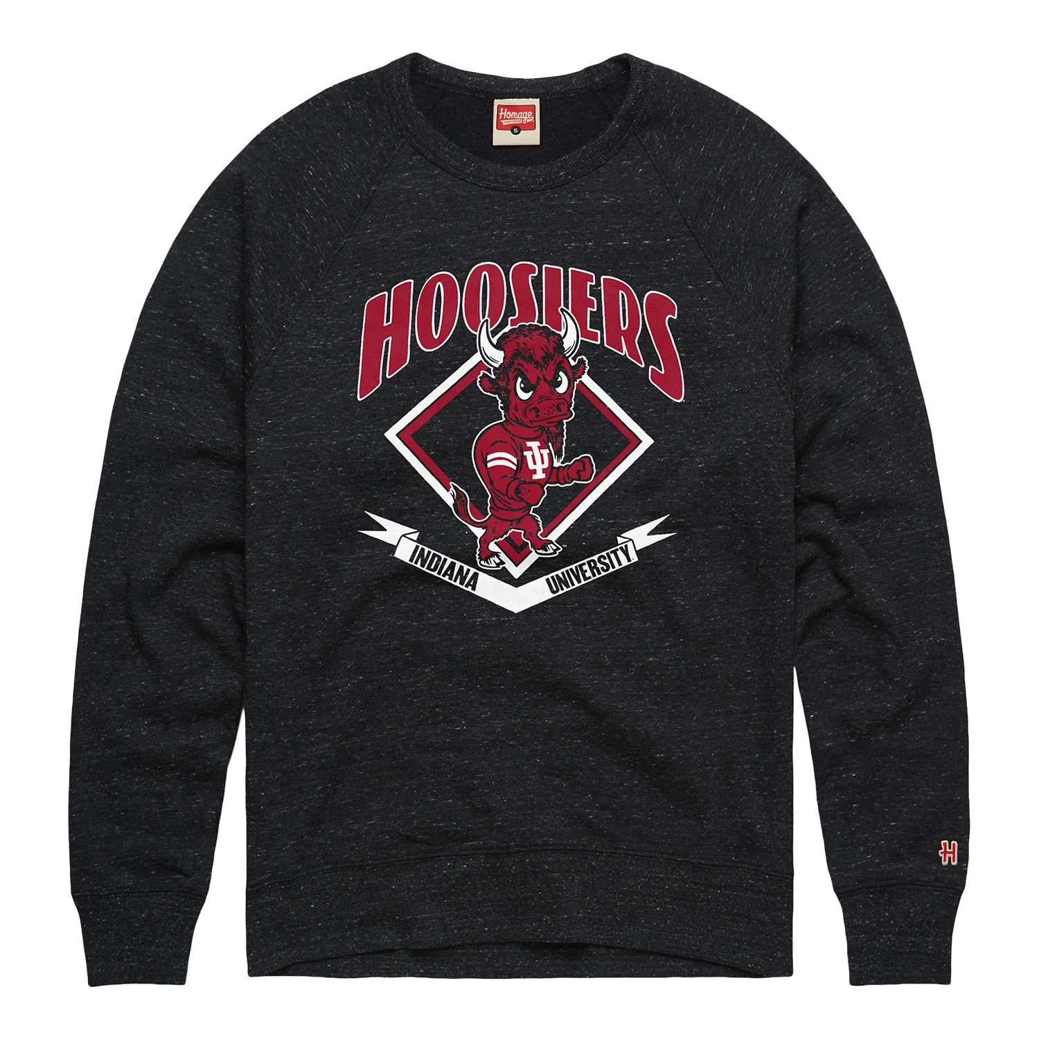 Indiana Hoosiers Vault Bison Crewneck