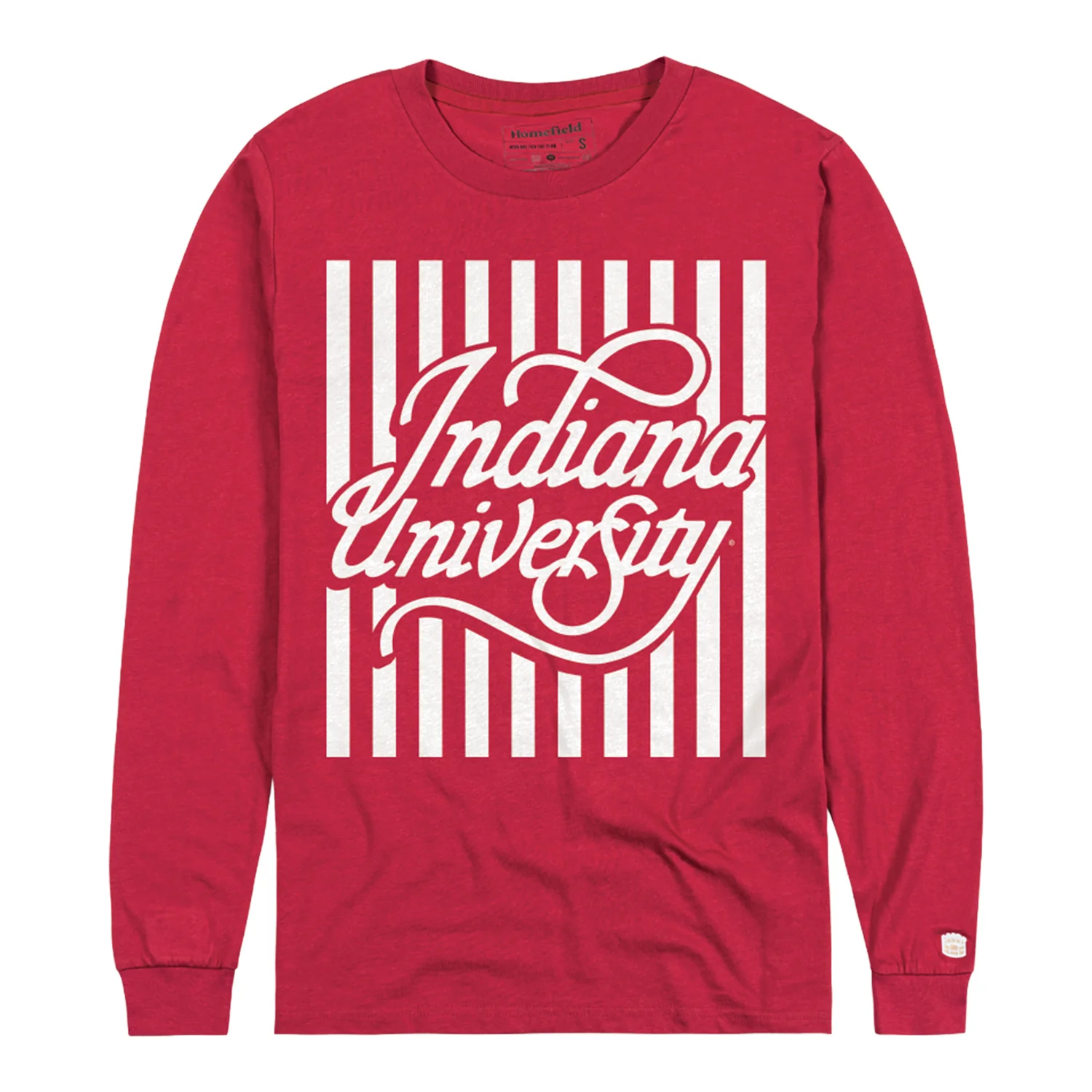 Indiana Hoosiers Candy Stripe Script Long Sleeve T-Shirt